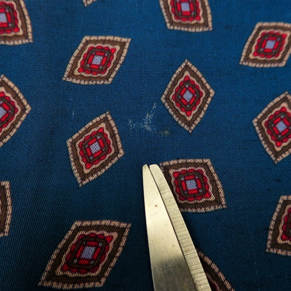 SOLD Vintage 80s Midi Skirt Prairie Farmhouse Elastic Back Zip Teal Blue USA 20W - Picture 8 of 8